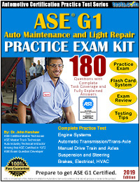 ASE-G1 Auto Maintenance Light Repair Practice Test Kit